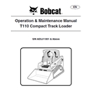 BOBCAT T110 - MANUALE PALA BOBCAT T110 - OPERATION MAINTENANCE MANUAL BOBCAT T110